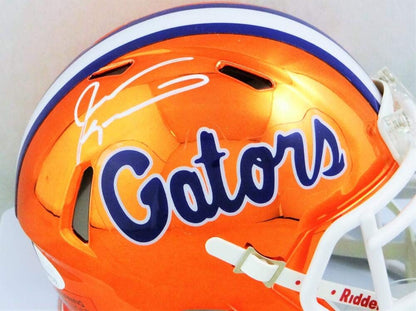 Jevon Kearse Signed Florida Gators Chrome Mini Helmet