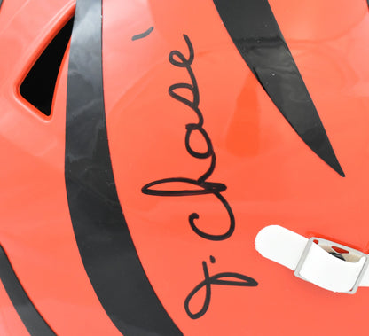 Ja'Marr Chase Signed Cincinnati Bengals Mid-Size SpeedFlex Helmet