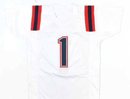 A.J. Brown Autographed White Custom Jersey