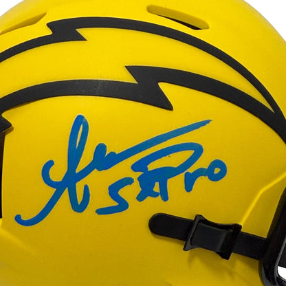 Anthony Miller Signed Los Angeles Chargers Rave Mini Helmet (JSA Witness)