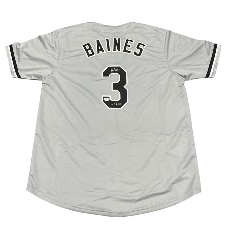 Harold Baines Signed Chicago White Sox Custom Jersey HOF 19 PSA COA