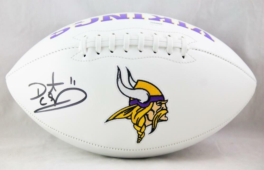 Daunte Culpepper Autographed Minnesota Vikings Black Logo Football