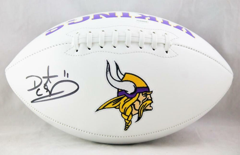 Daunte Culpepper Autographed Minnesota Vikings Black Logo Football