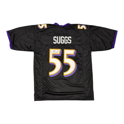 Terrell Suggs Signed Baltimore Ravens Custom Jersey