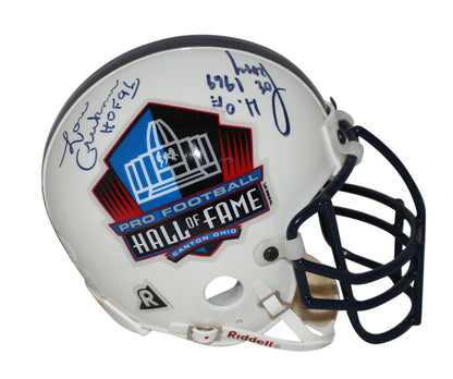 Otto Graham, Joe Perry, Lou Creekmur & Mel Renfro Signed HOF Mini Helmet JSA