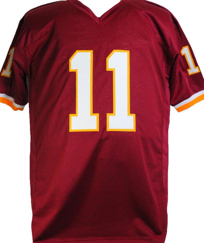 Alex Smith Autographed Maroon Custom Jersey
