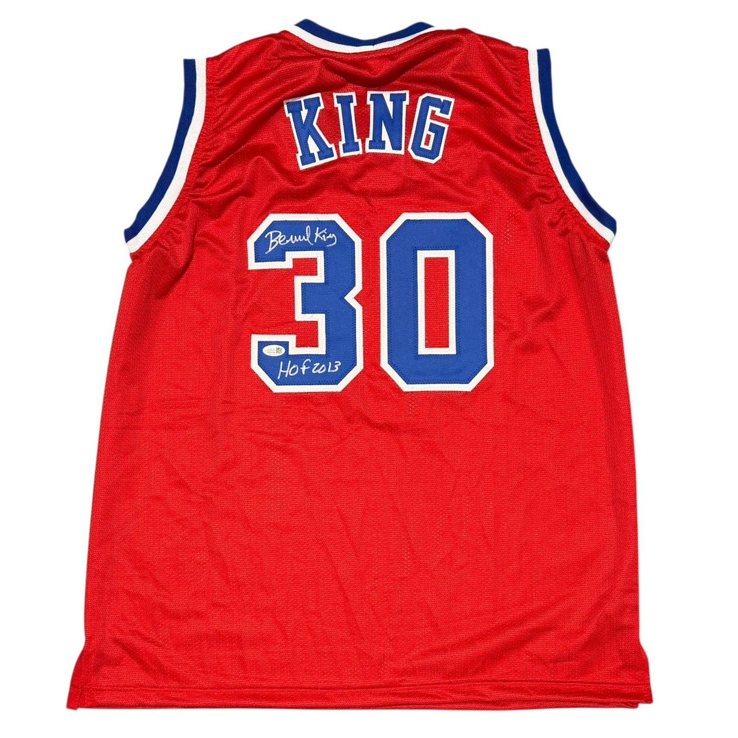 Bernard King Signed Washington Bullets Custom Jersey (JSA COA)