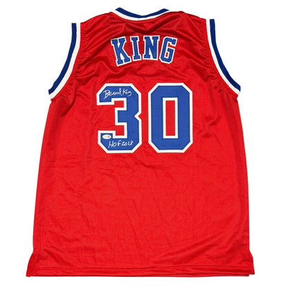 Bernard King Signed Washington Bullets Custom Jersey (JSA COA)