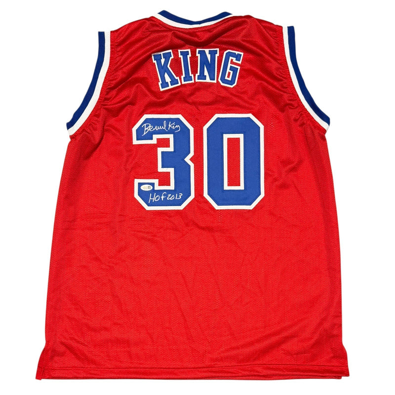 Bernard King Signed Washington Bullets Custom Jersey (JSA COA)
