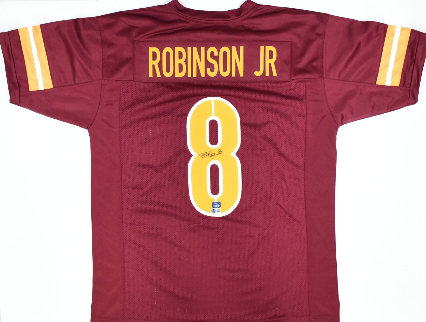Brian Robinson Jr. Autographed Washington Commanders Maroon Jersey