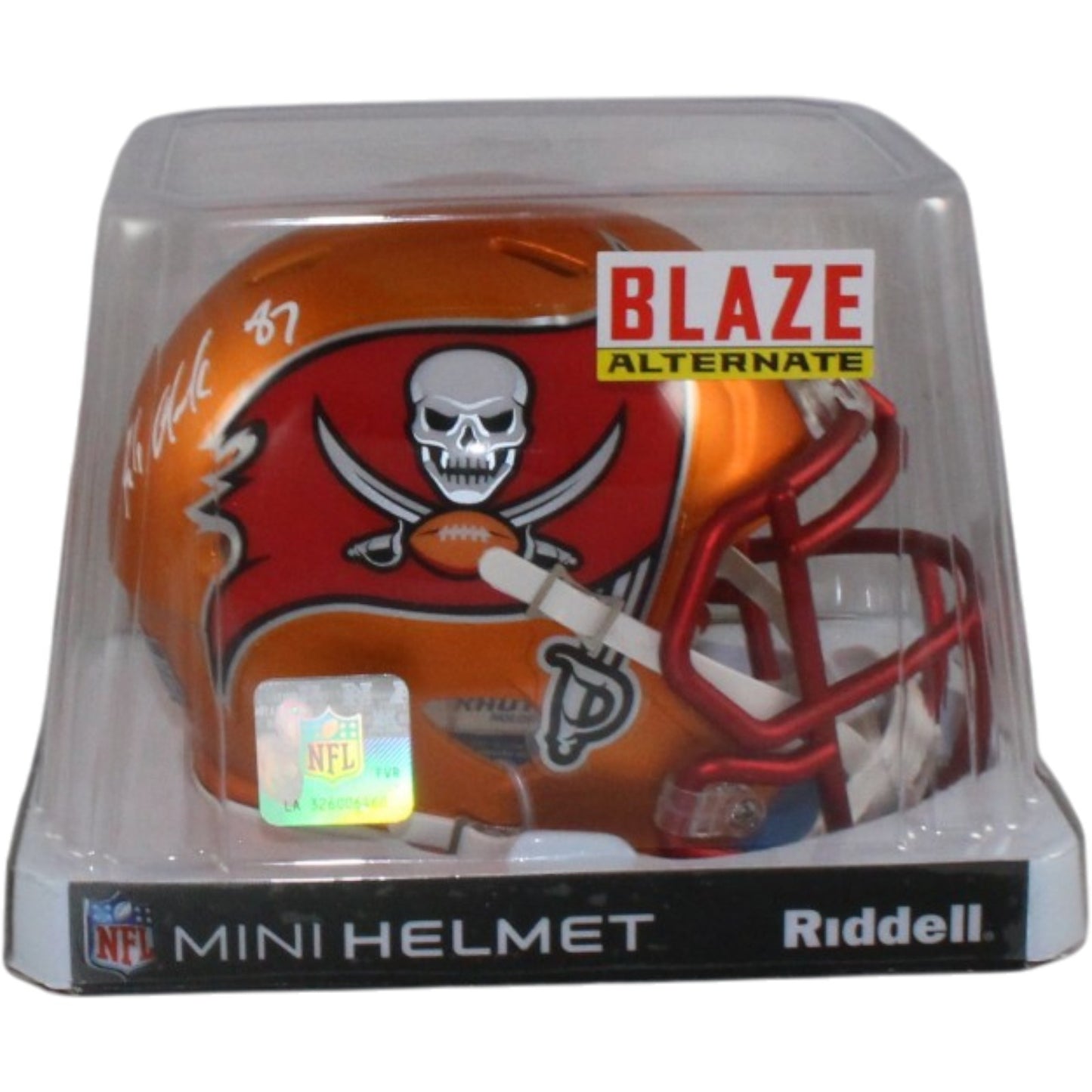 Rob Gronkowski Autographed Tampa Bay Buccaneers Blaze Mini Helmet