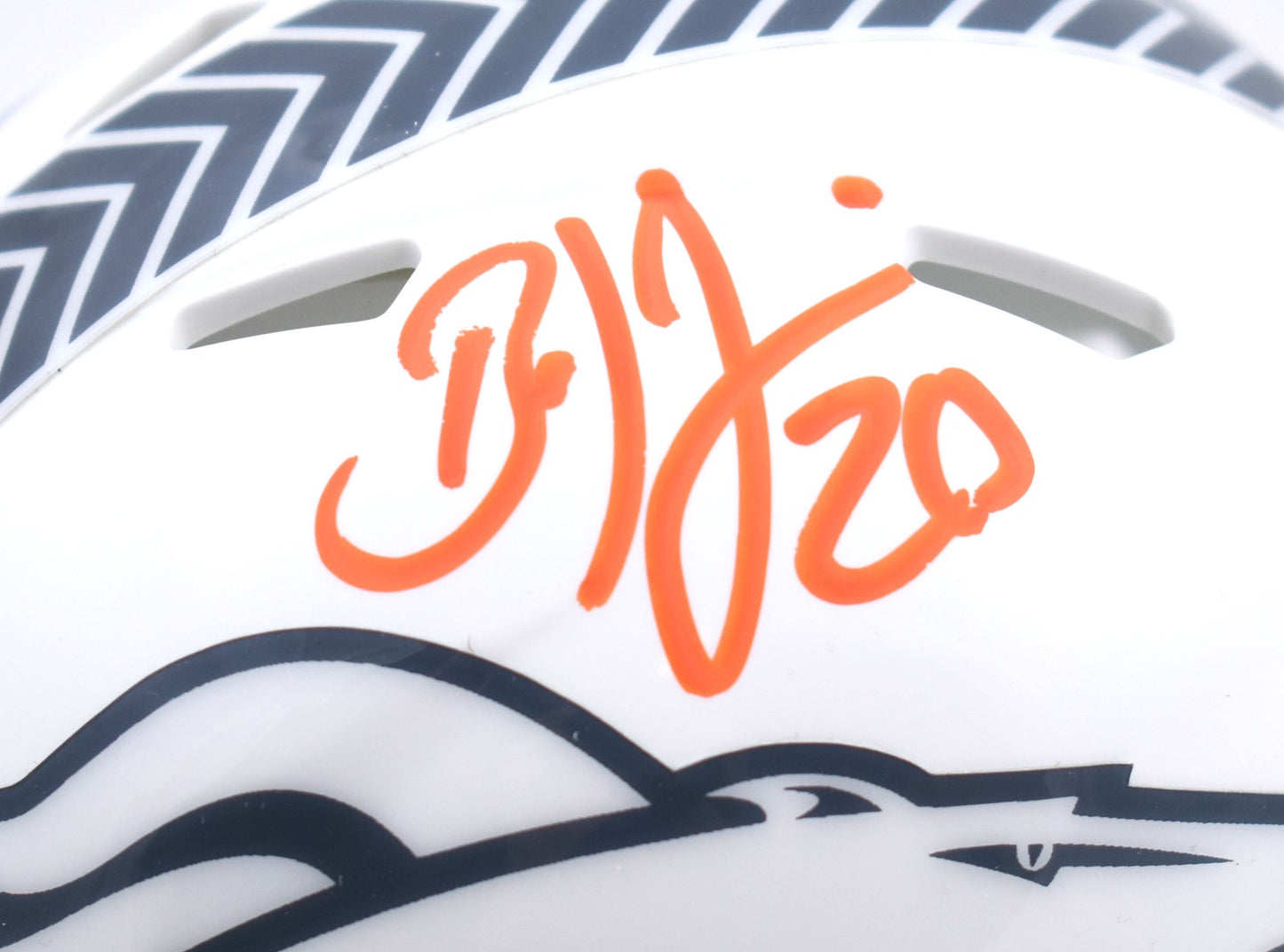 Brian Dawkins Autographed Denver Broncos 2024 Salute to Service Mini Helmet