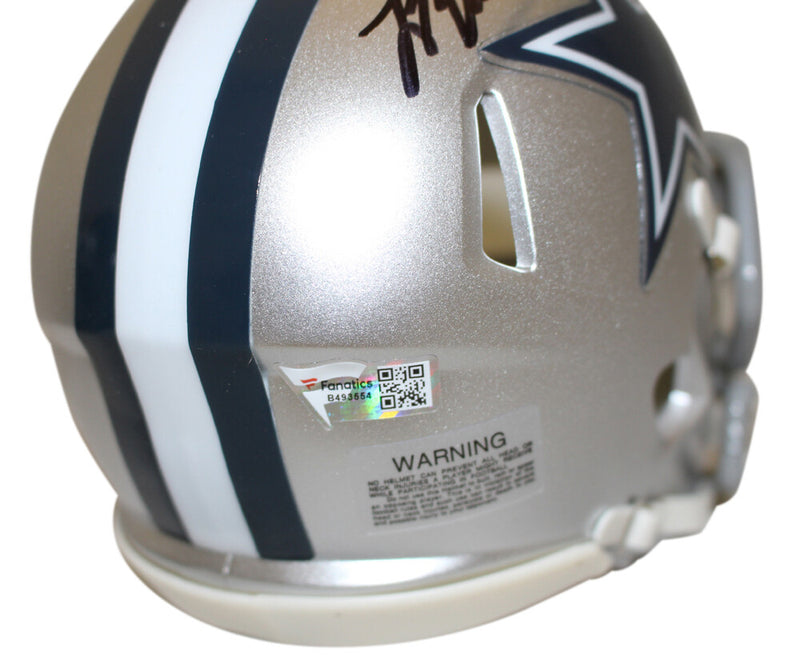 Leighton Vander Esch Signed Dallas Cowboys Speed Mini Helmet