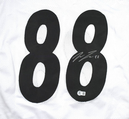 Pat Freiermuth Autographed White Custom Jersey