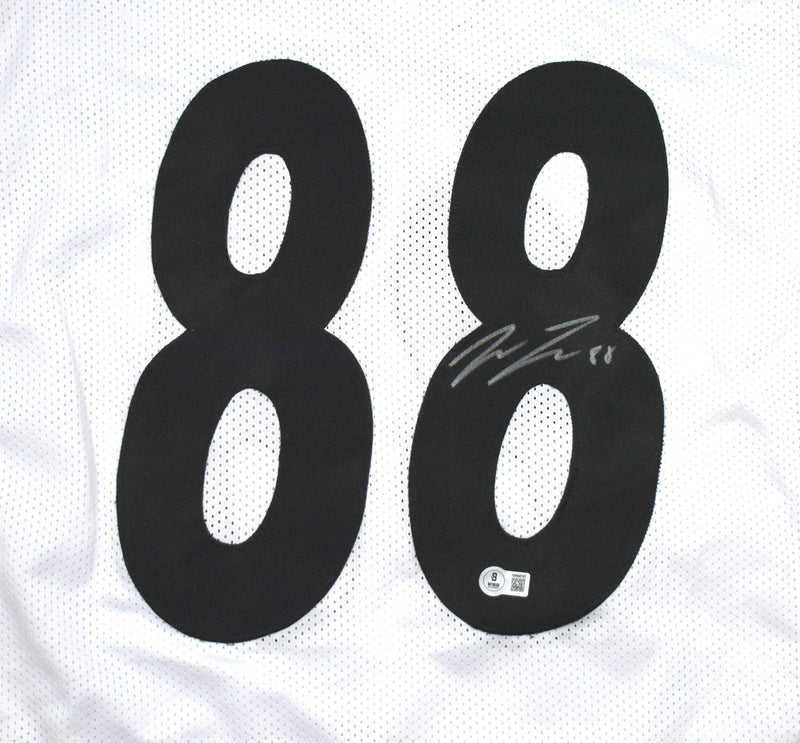 Pat Freiermuth Autographed White Custom Jersey