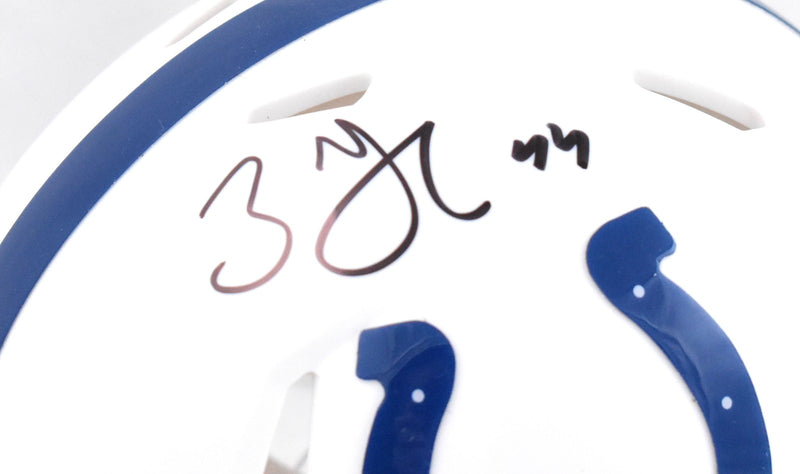 Zaire Franklin Autographed Indianapolis Colts Speed Mini Helmet - Black