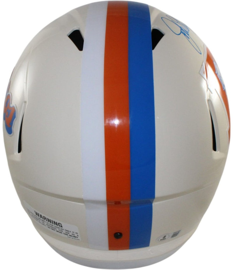 John Elway Denver Broncos Autographed Retro Full Size Replica Helmet