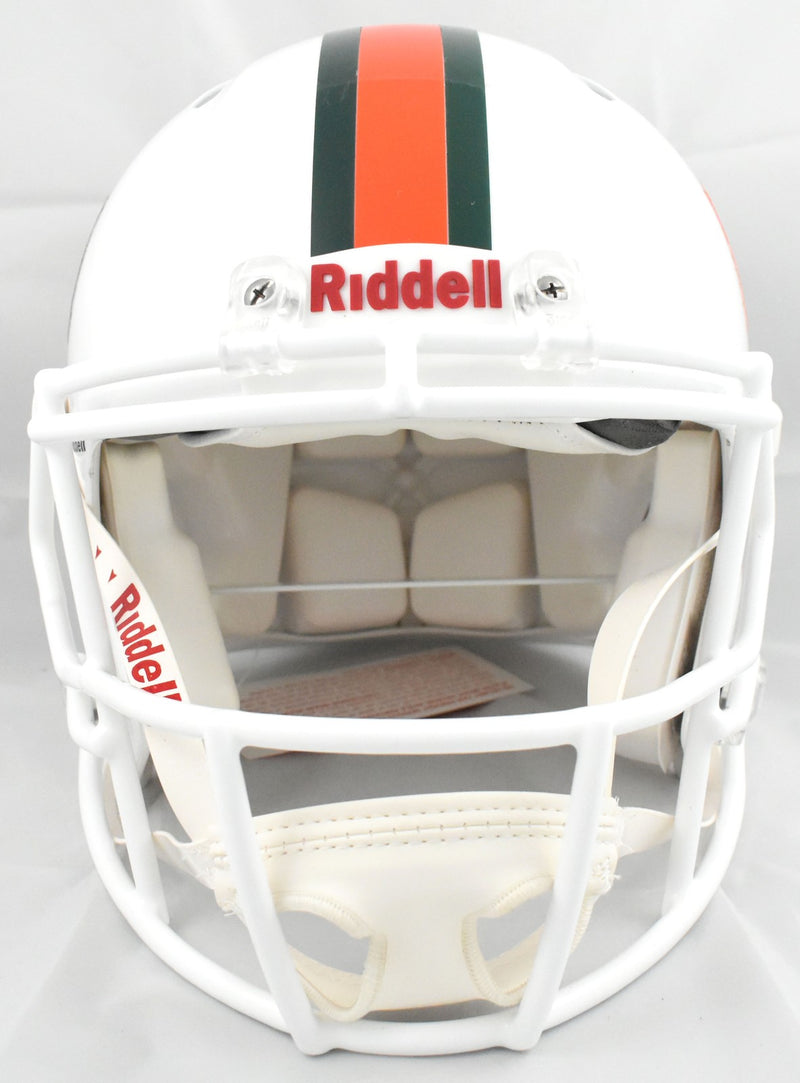 Malachi Toney Autographed Miami Hurricanes Full Size Speed Authentic Helmet