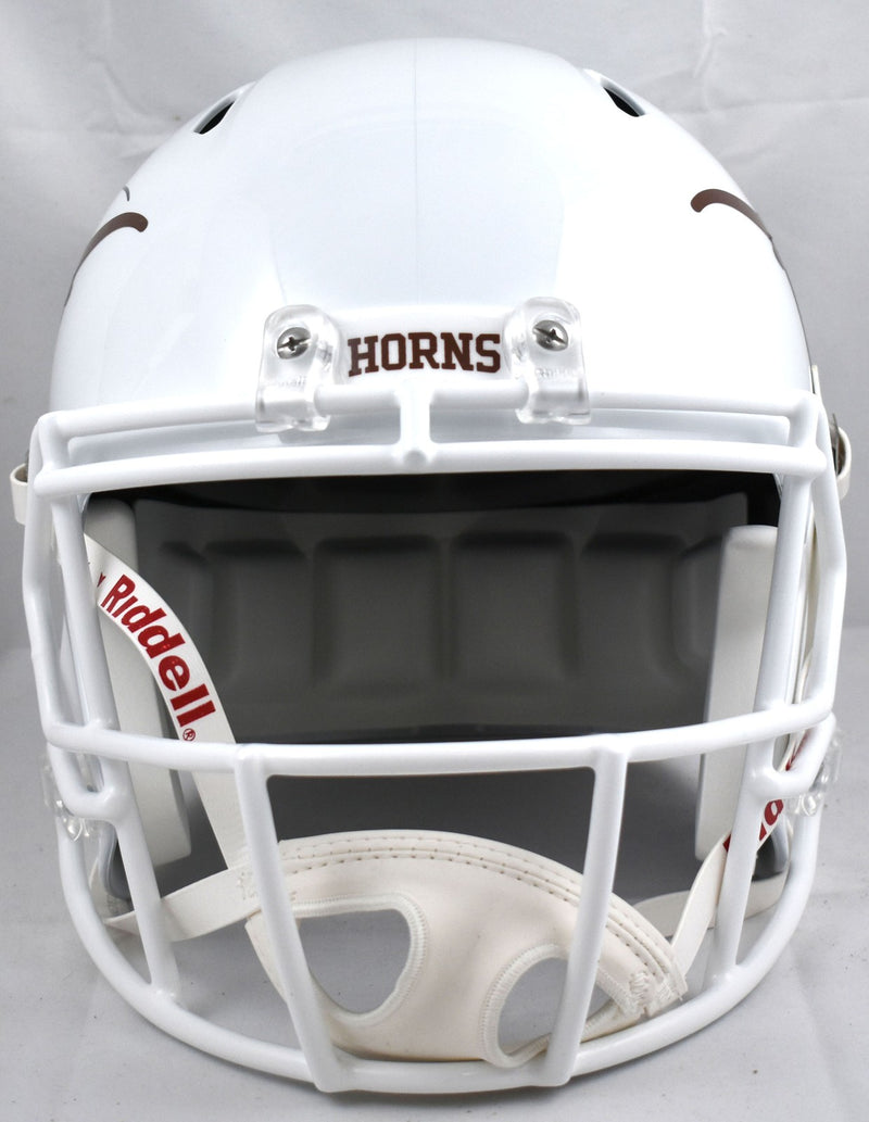 Quinn Ewers Autographed Texas Longhorns Full Size Speed Helmet
