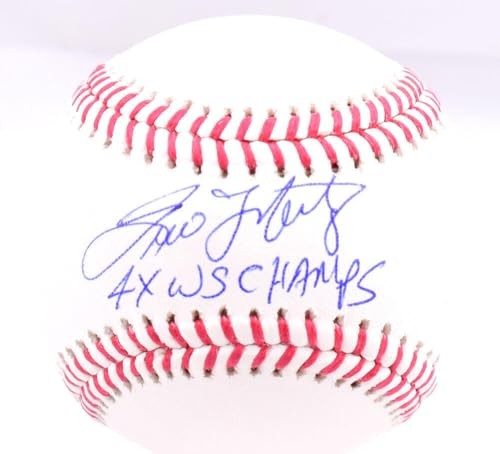 Tino Martinez Autographed Rawlings Official MLB Baseball "4x WS Champs"