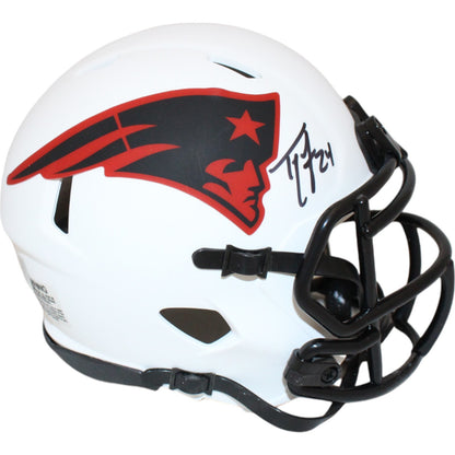 Ty Law New England Patriots Autographed Lunar Eclipse Mini Helmet