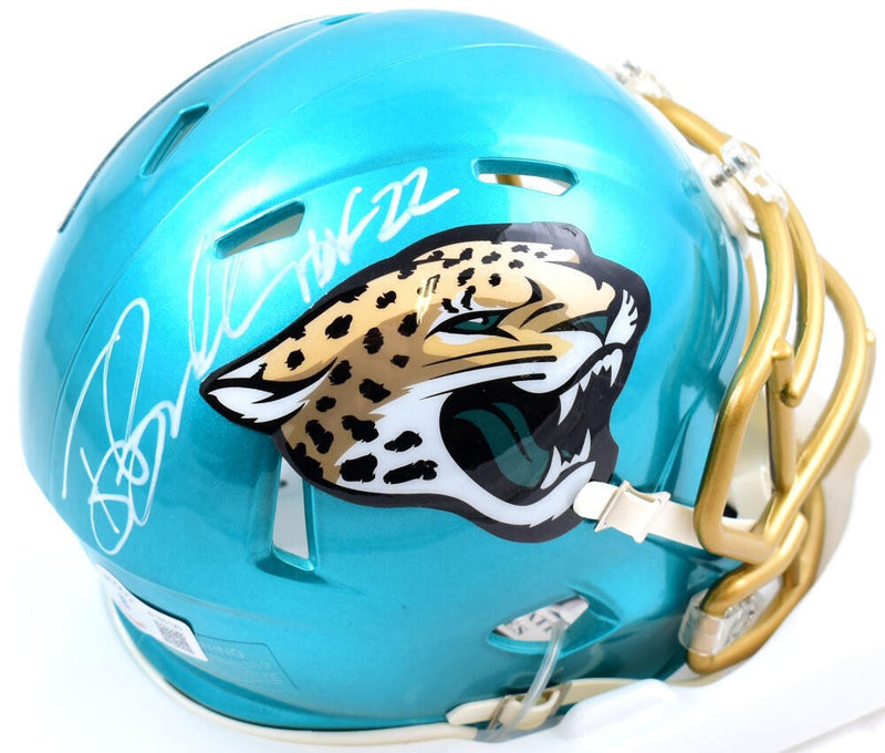 Tony Boselli Signed Jacksonville Jaguars Flash Speed Mini Helmet HOF
