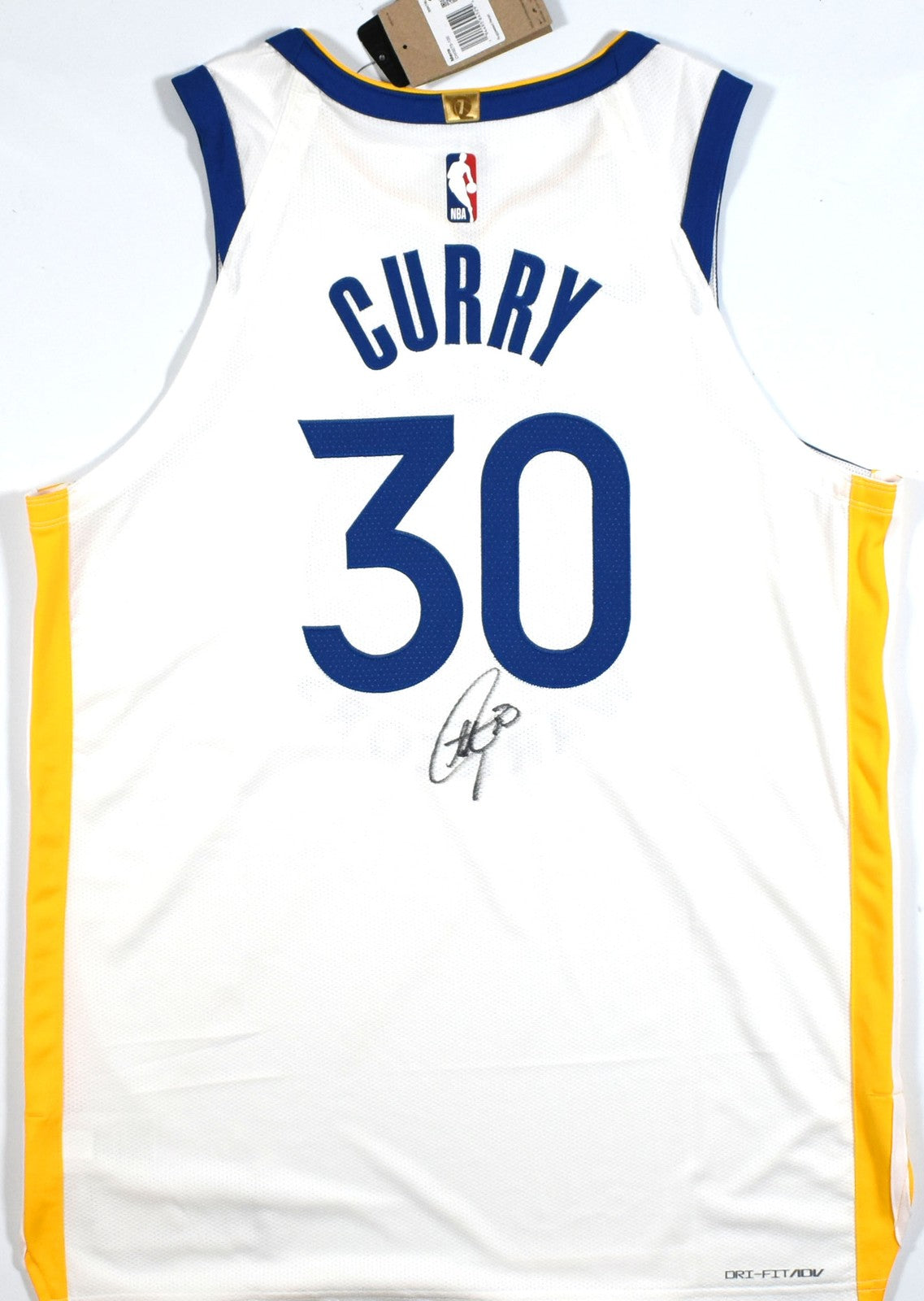 Steph Curry Signed Golden State Warriors Nike Association Jersey