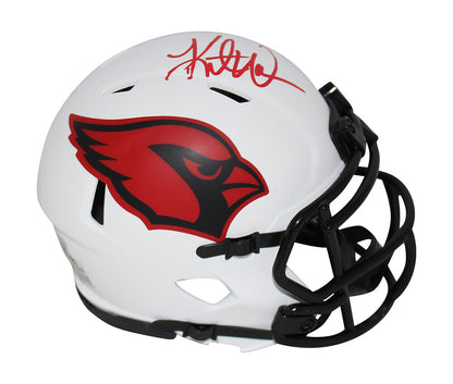 Kurt Warner Signed Arizona Cardinals Lunar Speed Mini Helmet Beckett BAS
