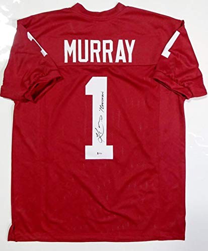 Kyler Murray Autographed Oklahoma Style Crimson Jersey "18 HT"
