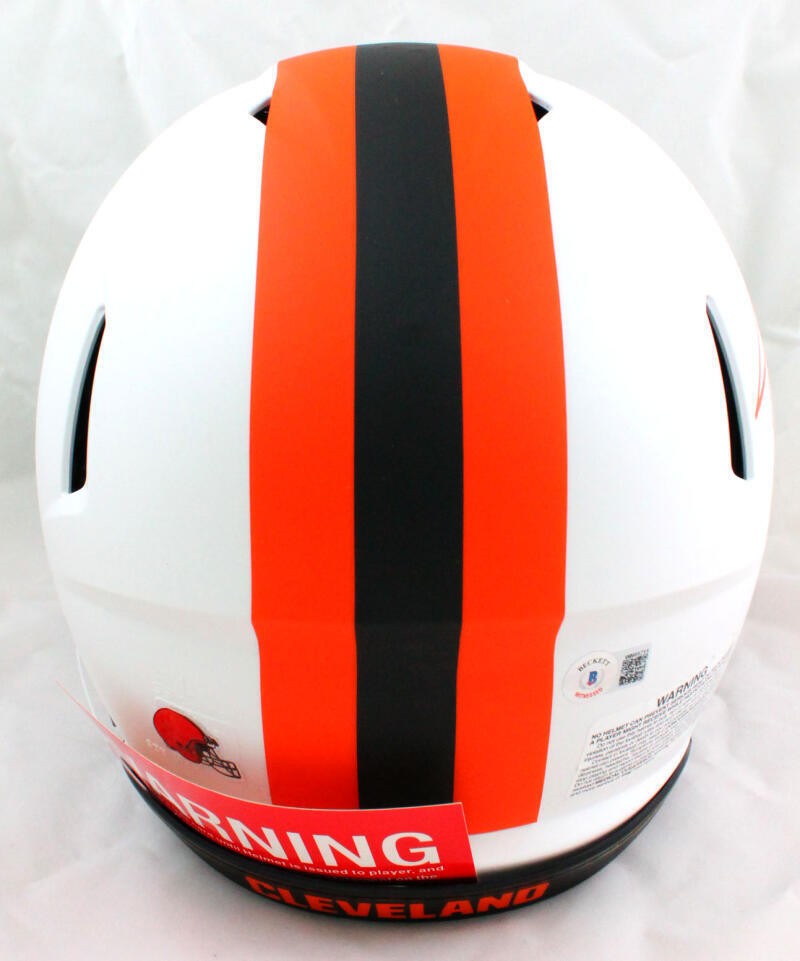 Jarvis Landry Signed Cleveland Browns Full Size Speed Authentic Lunar Helmet
