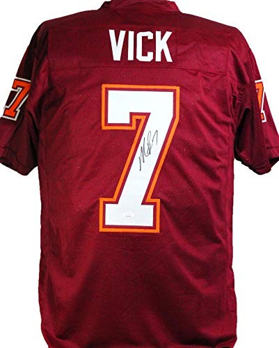 Michael Vick Autographed College Style Custom Jersey