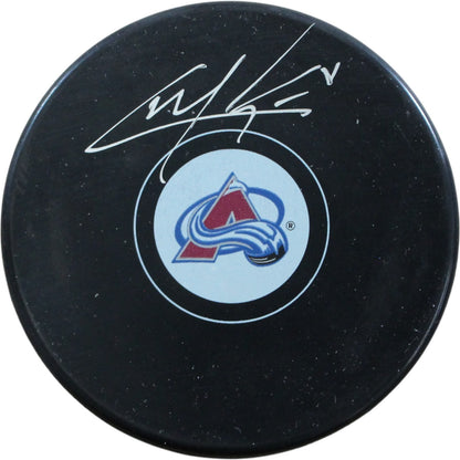 Cale Makar Signed Colorado Avalanche Logo Puck