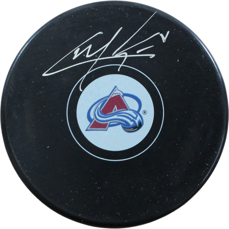 Cale Makar Signed Colorado Avalanche Logo Puck