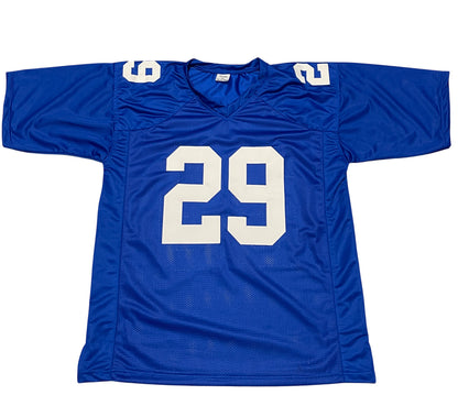 Tyrone Tracy Jr Signed New York Giants Custom Football Jersey
