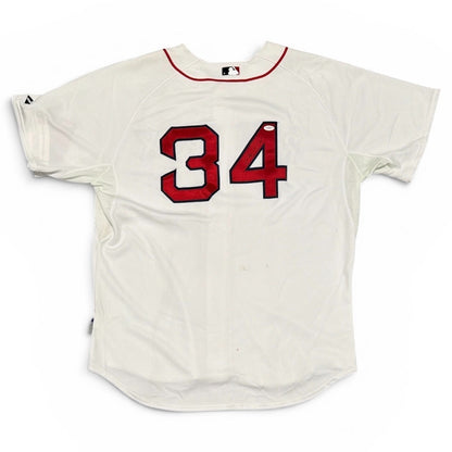 David Ortiz Autographed Boston Red Sox Majestic Jersey with "BP" Inscribed