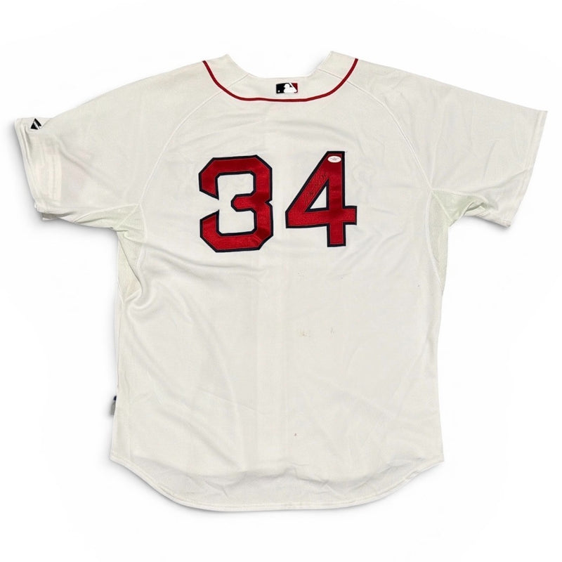 David Ortiz Autographed Boston Red Sox Majestic Jersey with "BP" Inscribed