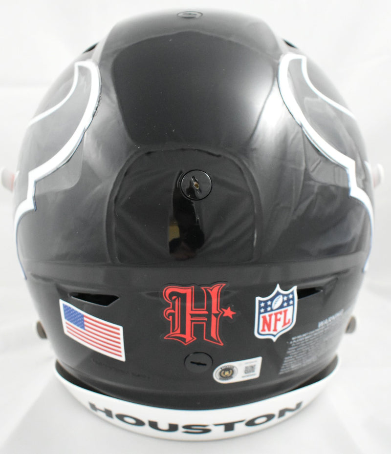 Kayshon Boutte Signed Houston Texans Full Size Speedflex Helmet