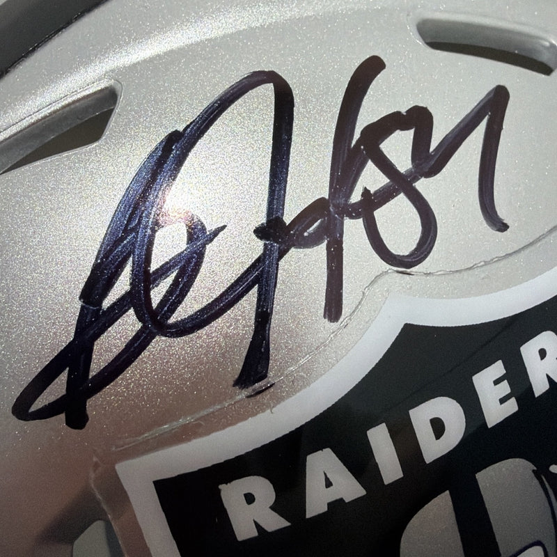 Bo Jackson Autographed Oakland Raiders Speed Mini Helmet