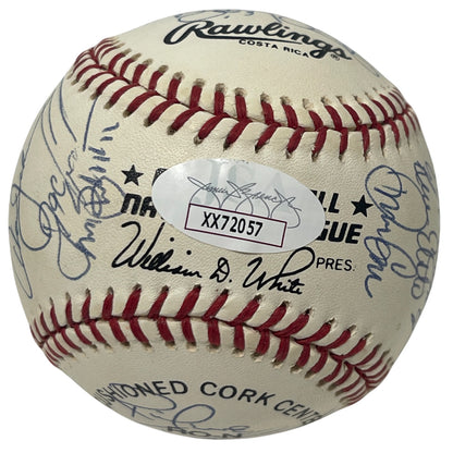 1991 New York Mets Team Signed Official National League Baseball JSA LOA