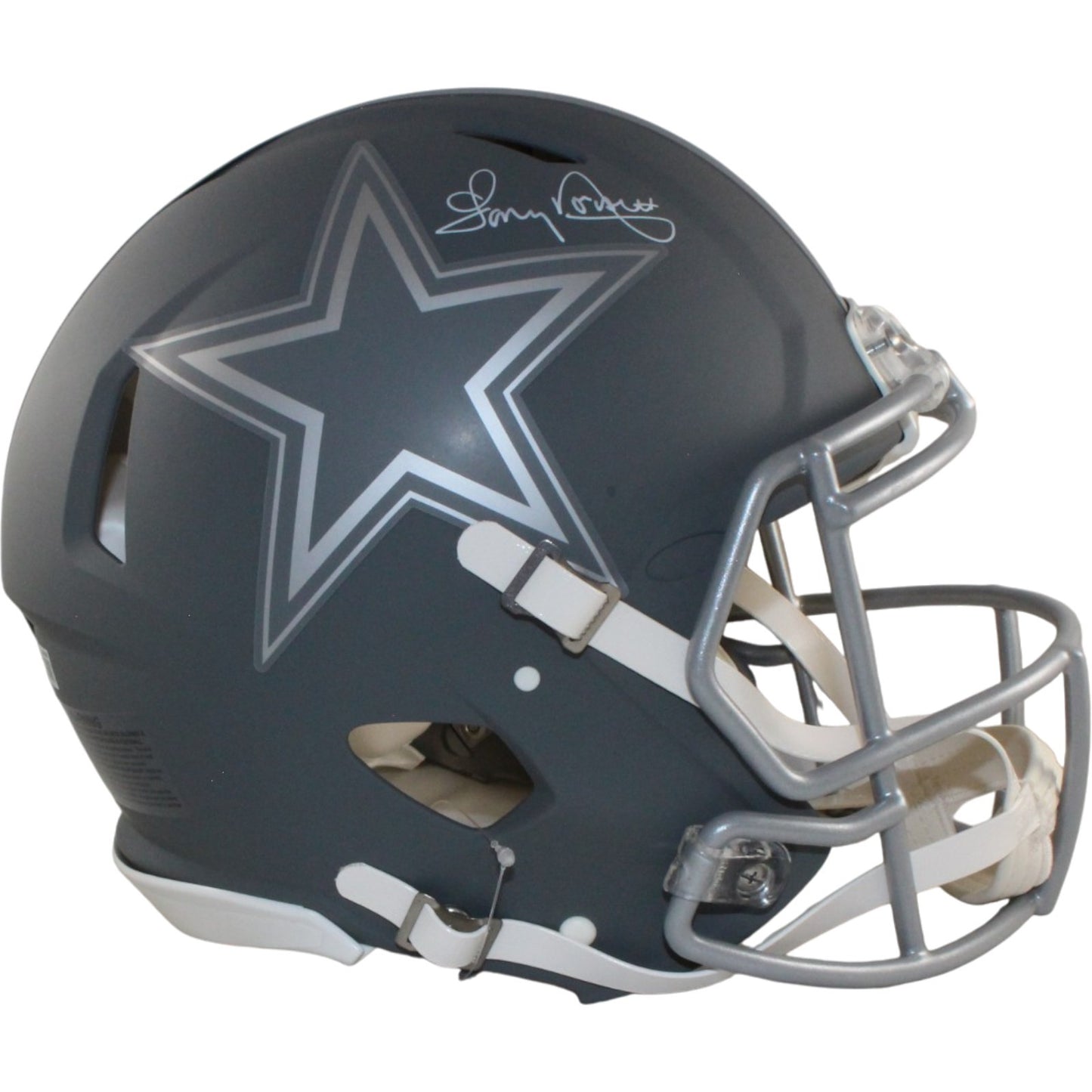 Tony Dorsett Signed Dallas Cowboys Full Size Authentic Slate Helmet