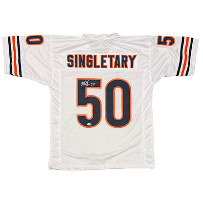 Mike Singletary Chicago Bears Signed Custom Football Jersey (JSA COA)