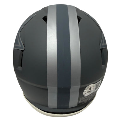 Brandon Aubrey Dallas Cowboys Signed Slate Mini Helmet (Beckett COA)
