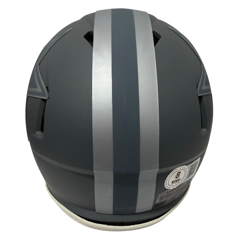 Brandon Aubrey Dallas Cowboys Signed Slate Mini Helmet (Beckett COA)