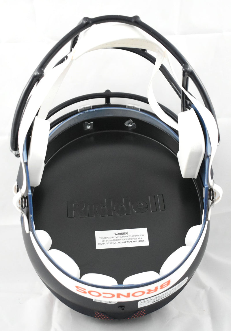 Troy Franklin Autographed Denver Broncos Full Size Speed Helmet