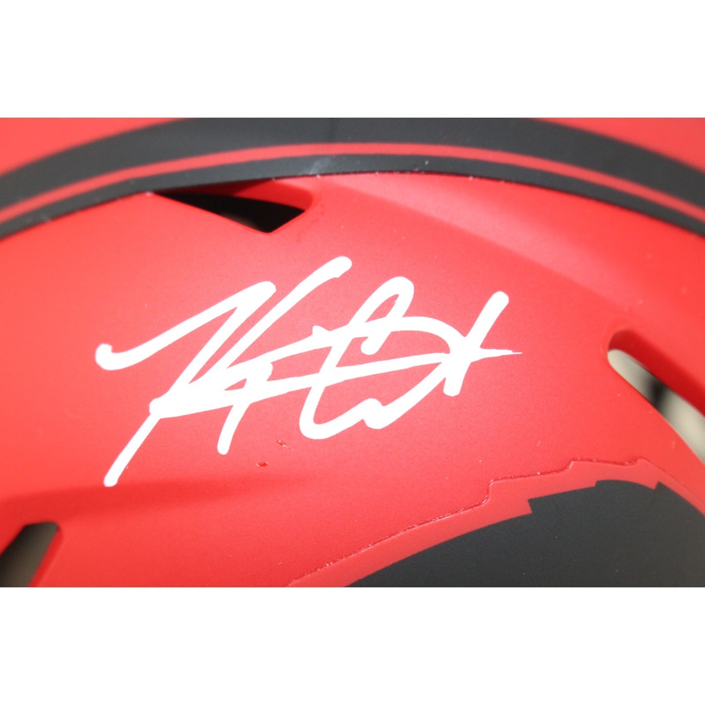 Keon Coleman Buffalo Bills Autographed Rave Mini Helmet