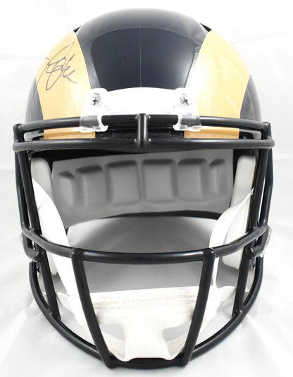 Warner, Faulk, Bruce & Holt Signed St. Louis Rams Full Size Helmet