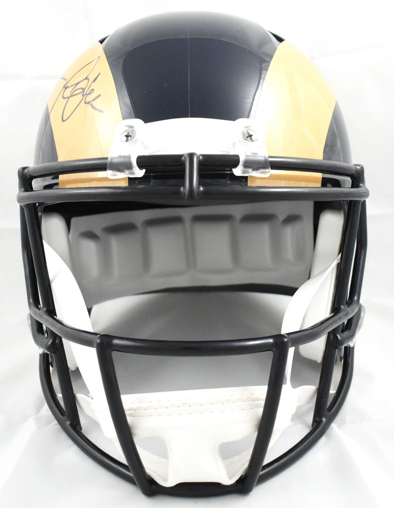 Warner, Faulk, Bruce & Holt Signed St. Louis Rams Full Size Helmet