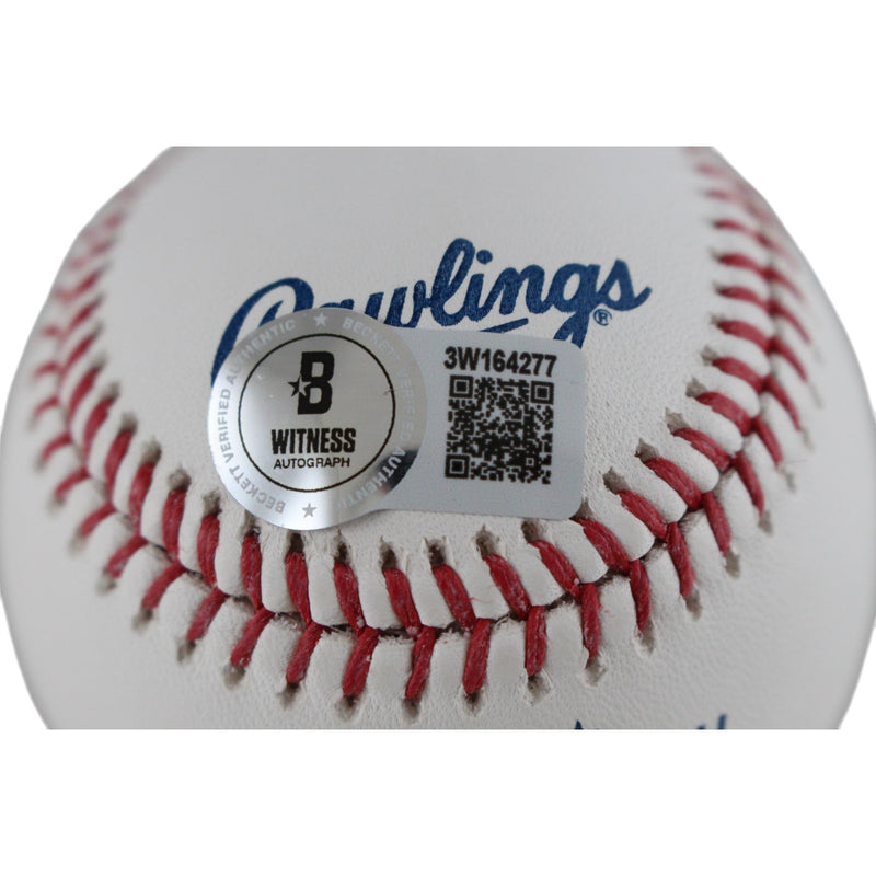Edgar Martinez Signed Seattle Mariners Official Major League Baseball HOF