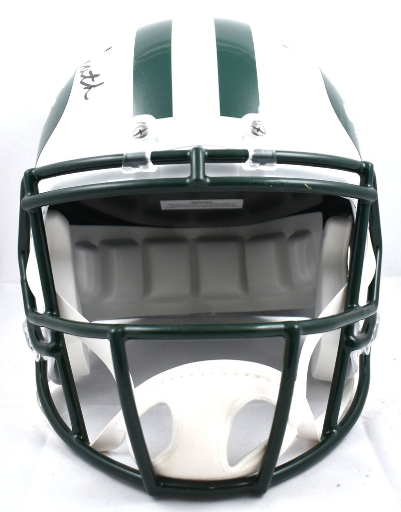 Joe Namath Signed New York Jets Full Size Riddell Speed Replica Helmet