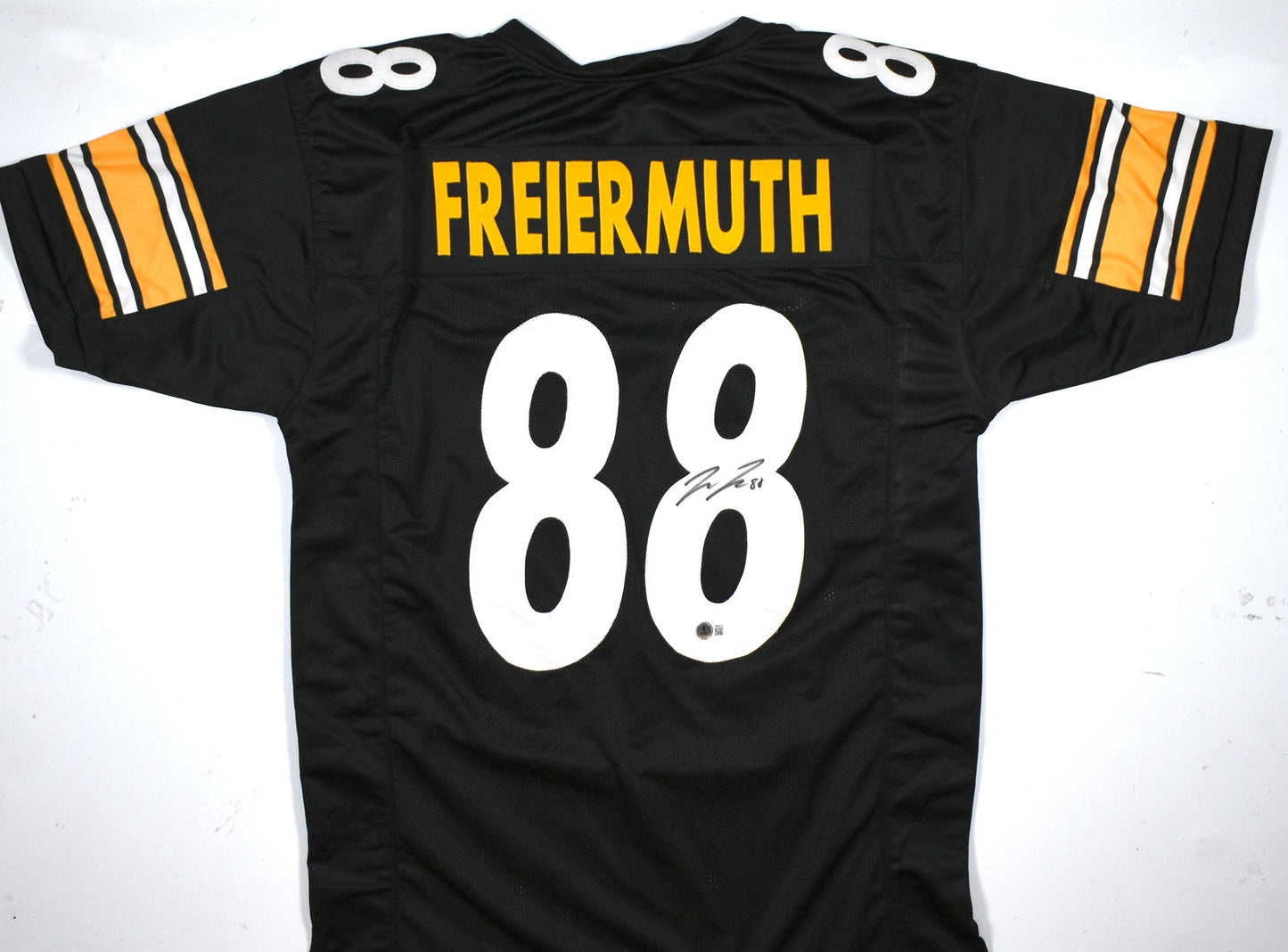 Pat Freiermuth Autographed Black Pro Style Jersey
